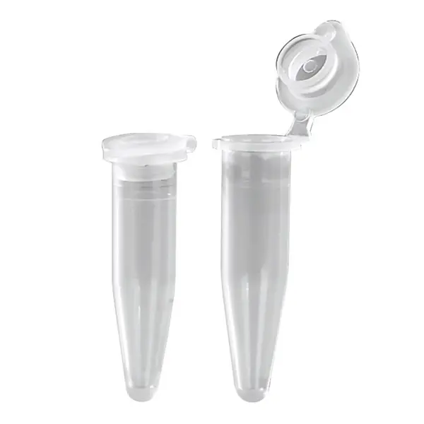 Special micro test tubes with lid transparent | 0,5 ml