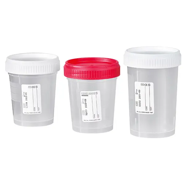 Screw-cap container non sterile, with white lid | 150 ml