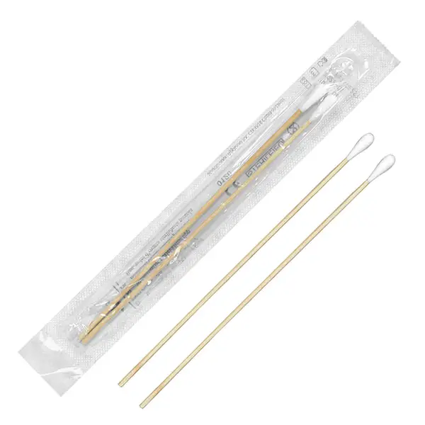 Wooden swab-Sticks DUO for smear-testing Sterile, per pair | 150 mm | 15 x 200 pcs.